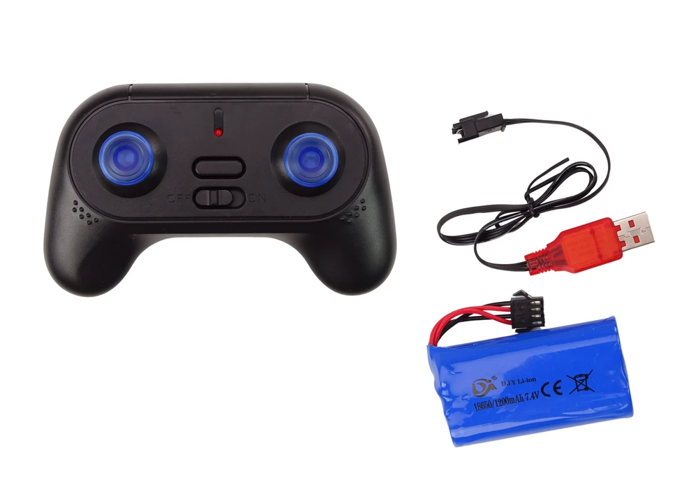 Lean Toys Didelis bekelės nuotoliniu būdu valdomas automobilis 2.4G RC 1:6 Dinozauras