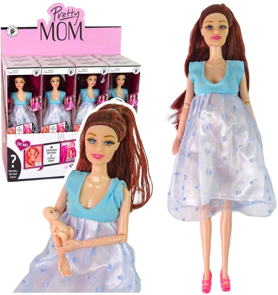 Lean Toys Nėščia lėlė Leantoys