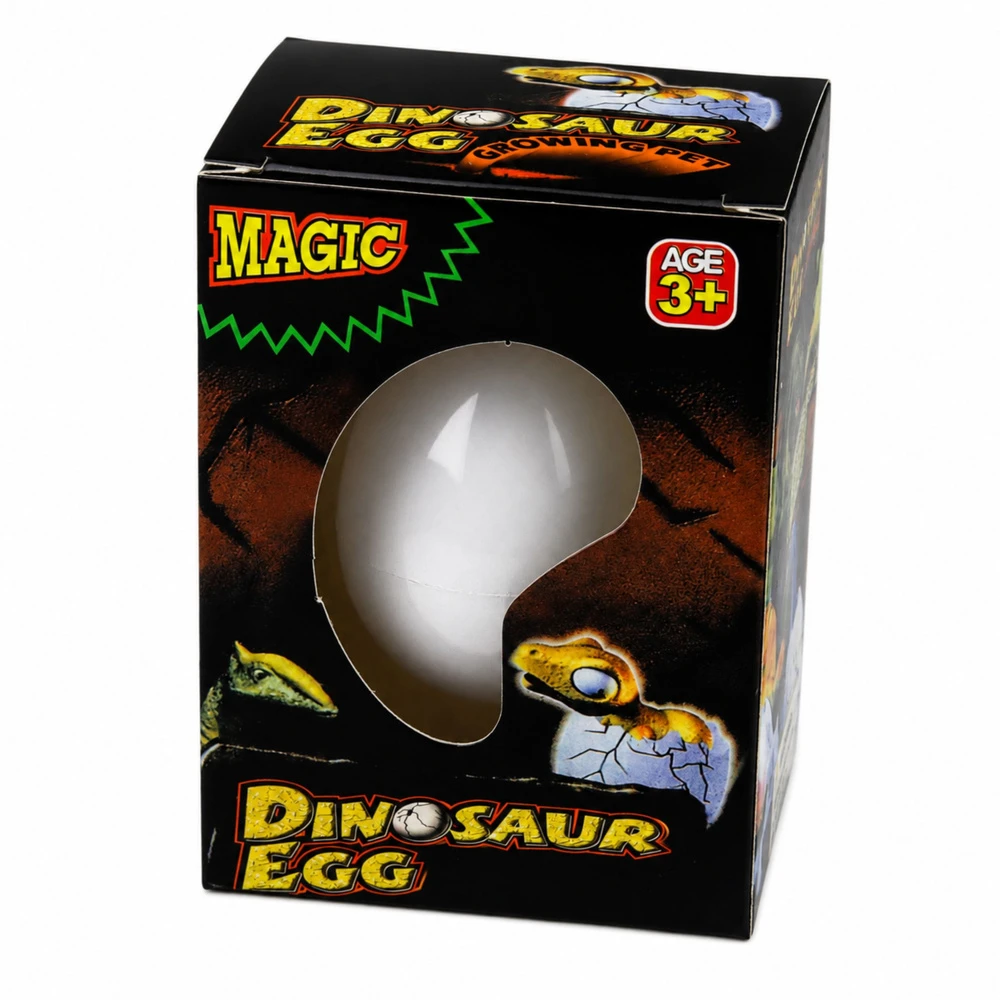 Lean Toys Magiczne Jajo Wykluwający Się Dinozaur W Wodzie Jajko Balta 6,5 CM