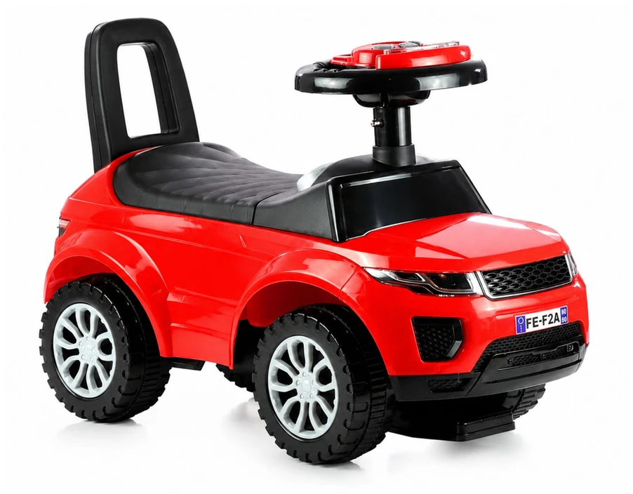 Lean Cars Važiuojamas žaislas mažyliams 613W + šviesos, raudonas