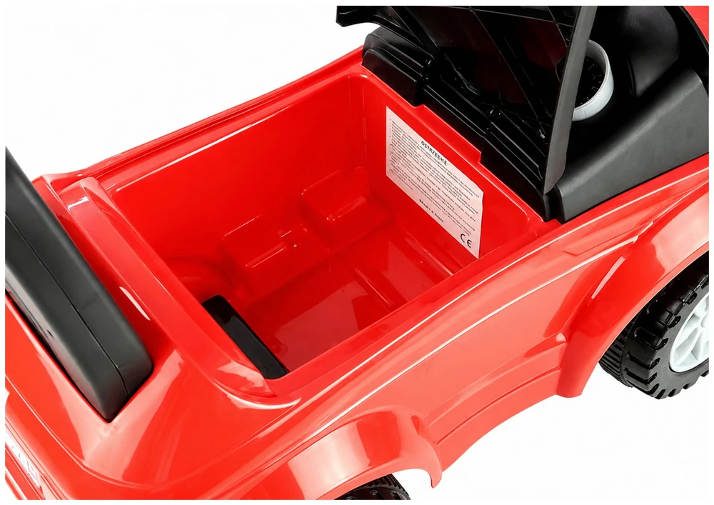 Lean Cars Važiuojamas žaislas mažyliams 613W + šviesos, raudonas