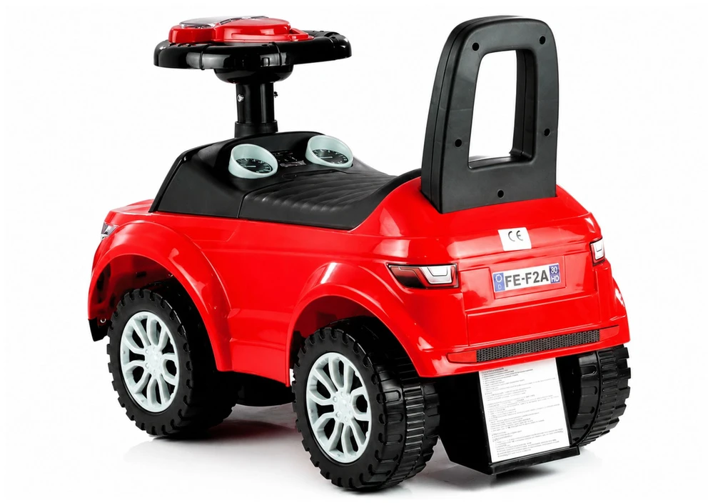 Lean Cars Važiuojamas žaislas mažyliams 613W + šviesos, raudonas