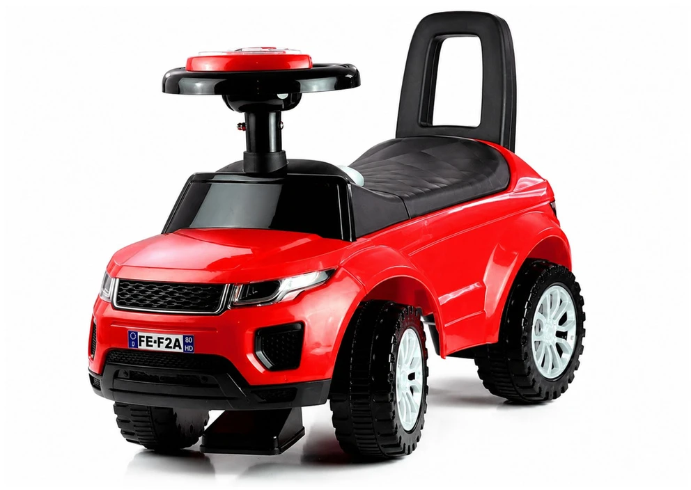 Lean Cars Važiuojamas žaislas mažyliams 613W + šviesos, raudonas