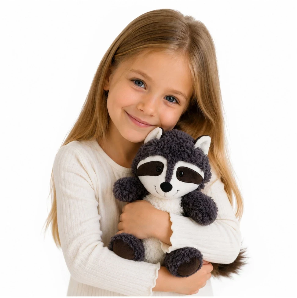 Lean Toys Pliušinis žaislas - meškėnas, 25 cm