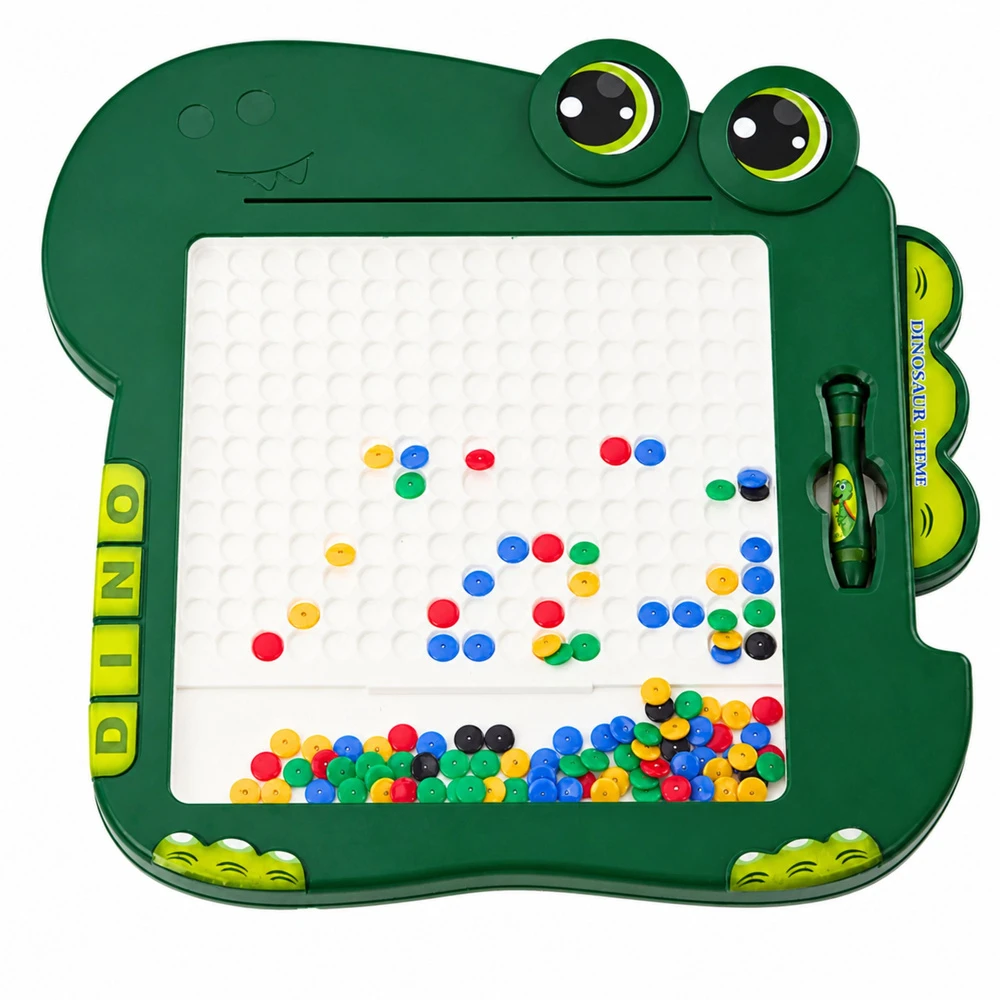 Lean Toys Magnetinė lenta vaikams „Dinozauras“