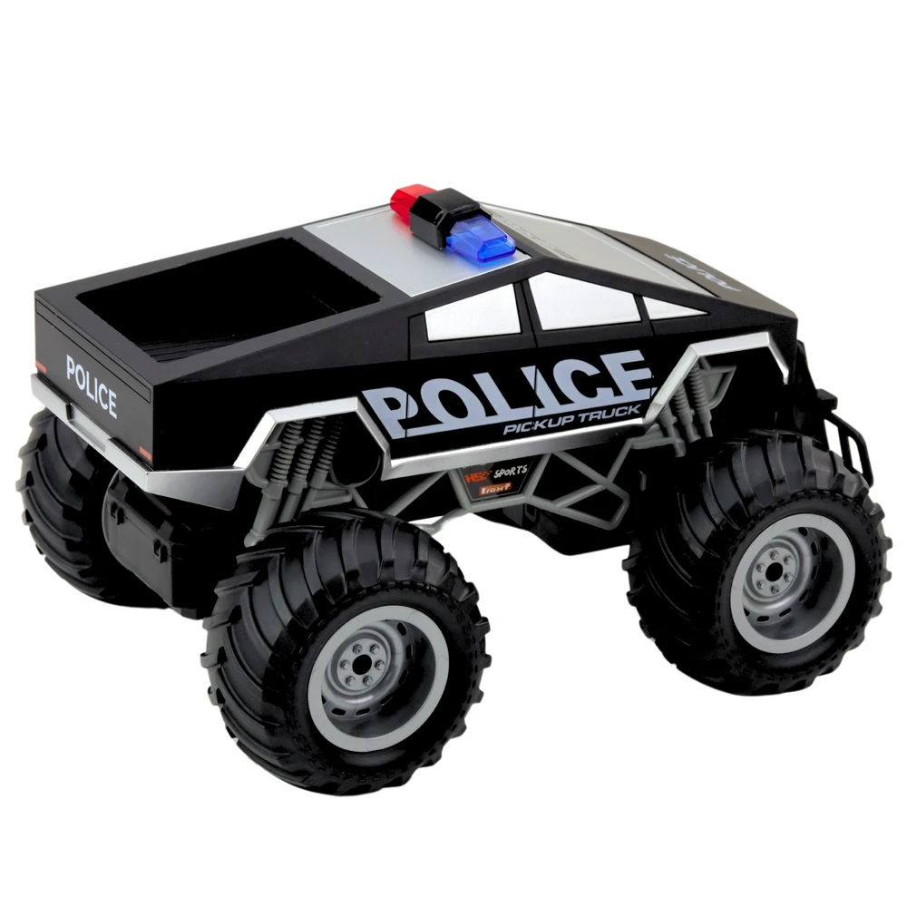 Lean Toys Nuotoliniu būdu valdomas policijos visureigis 1:16