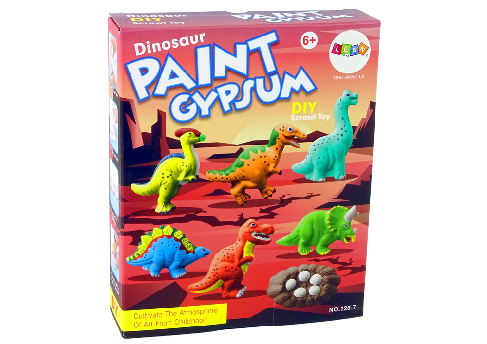 Zestaw Pasidaryk pats rinkinys iš gipso Dinozaurai