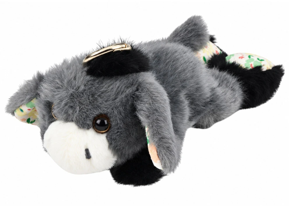 Lean Toys Pluszowy Osiołek Obciążeniowy Sensoryczny Z Kuleczkami Pakabutis Pilka 17cm