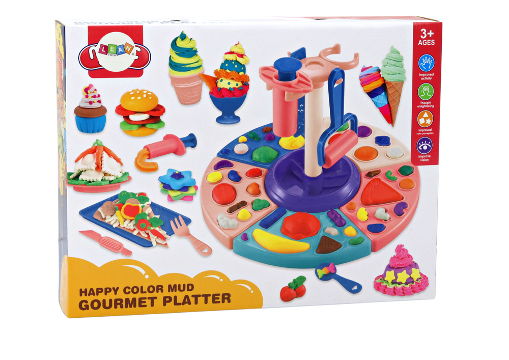 Kūrybinis plastilino rinkinys Lean Toys Virtuvė