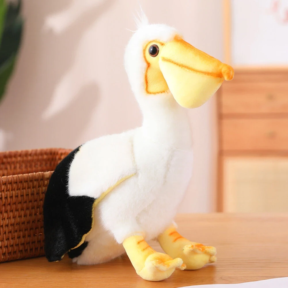 Lean Toys Pliušinis žaislas - pelikanas, 24 cm
