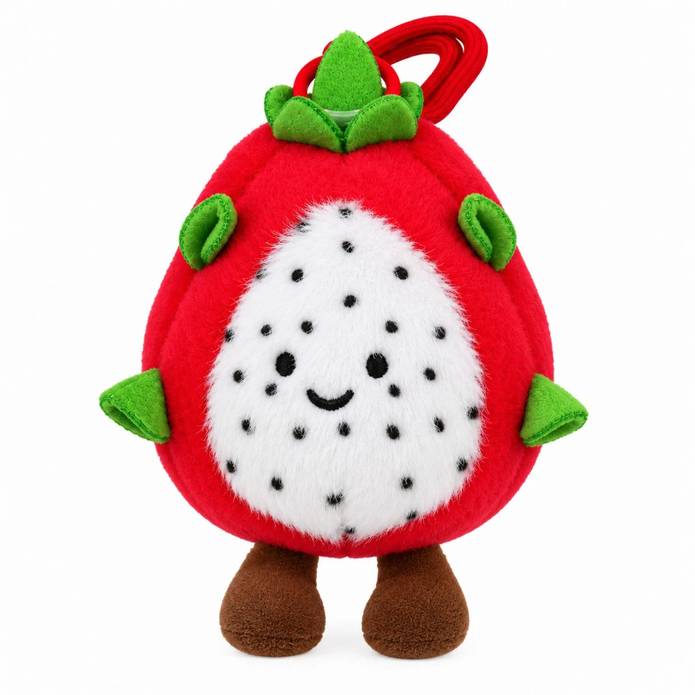 Lean Toys Pluszowy Pakabutis Smoczy Owoc Pitaya Maskotka Z Karabińczykiem 12 cm