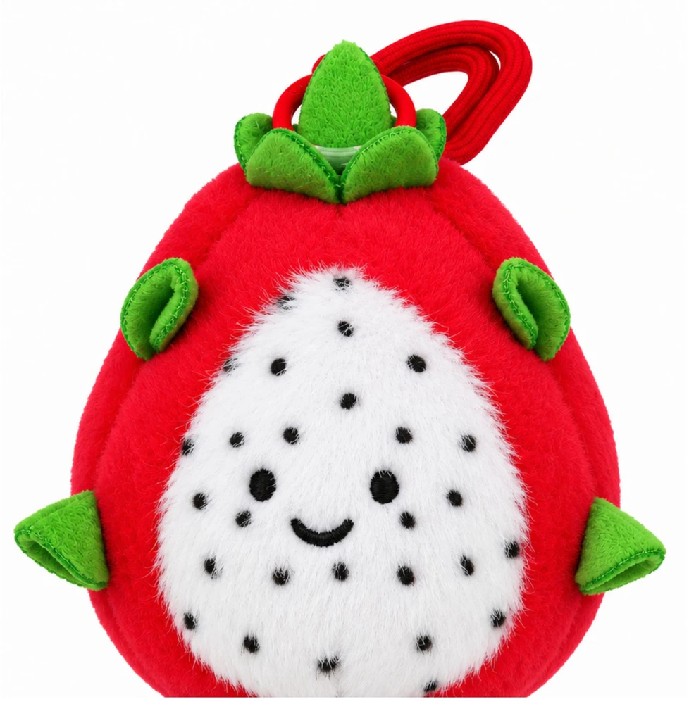 Lean Toys Pluszowy Pakabutis Smoczy Owoc Pitaya Maskotka Z Karabińczykiem 12 cm