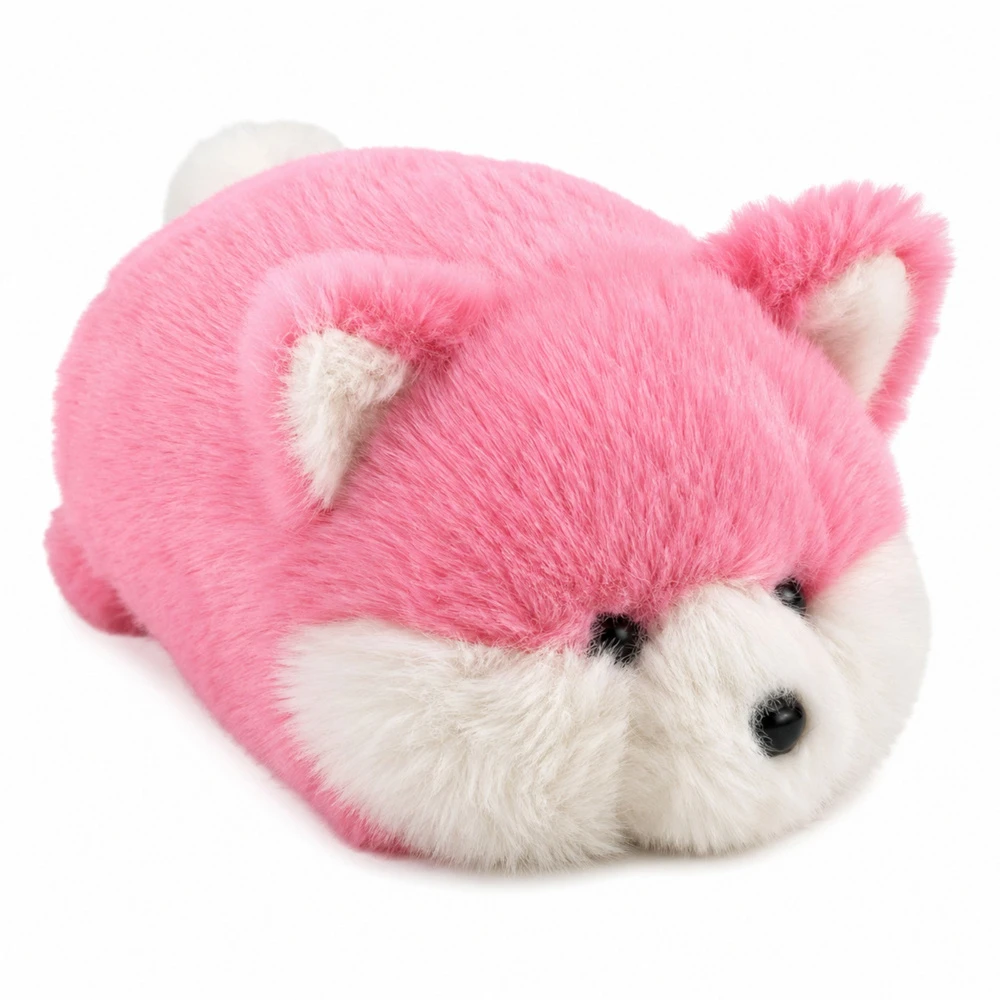 Lean Toys Pliušinis žaislas lapė, rožinė, 16 × 10 × 9 cm