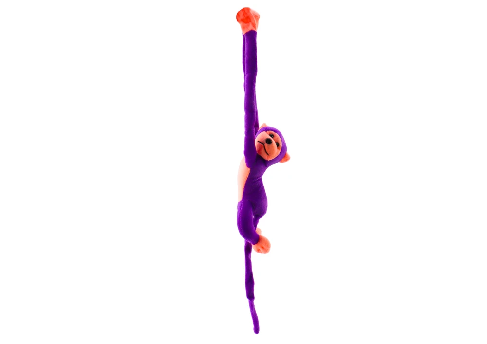 Lean Toys Pliušinis beždžionės talismanas su garsu, 60 cm