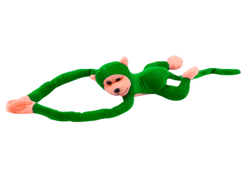 Lean Toys Pliušinė beždžionė su garsu, 80 cm
