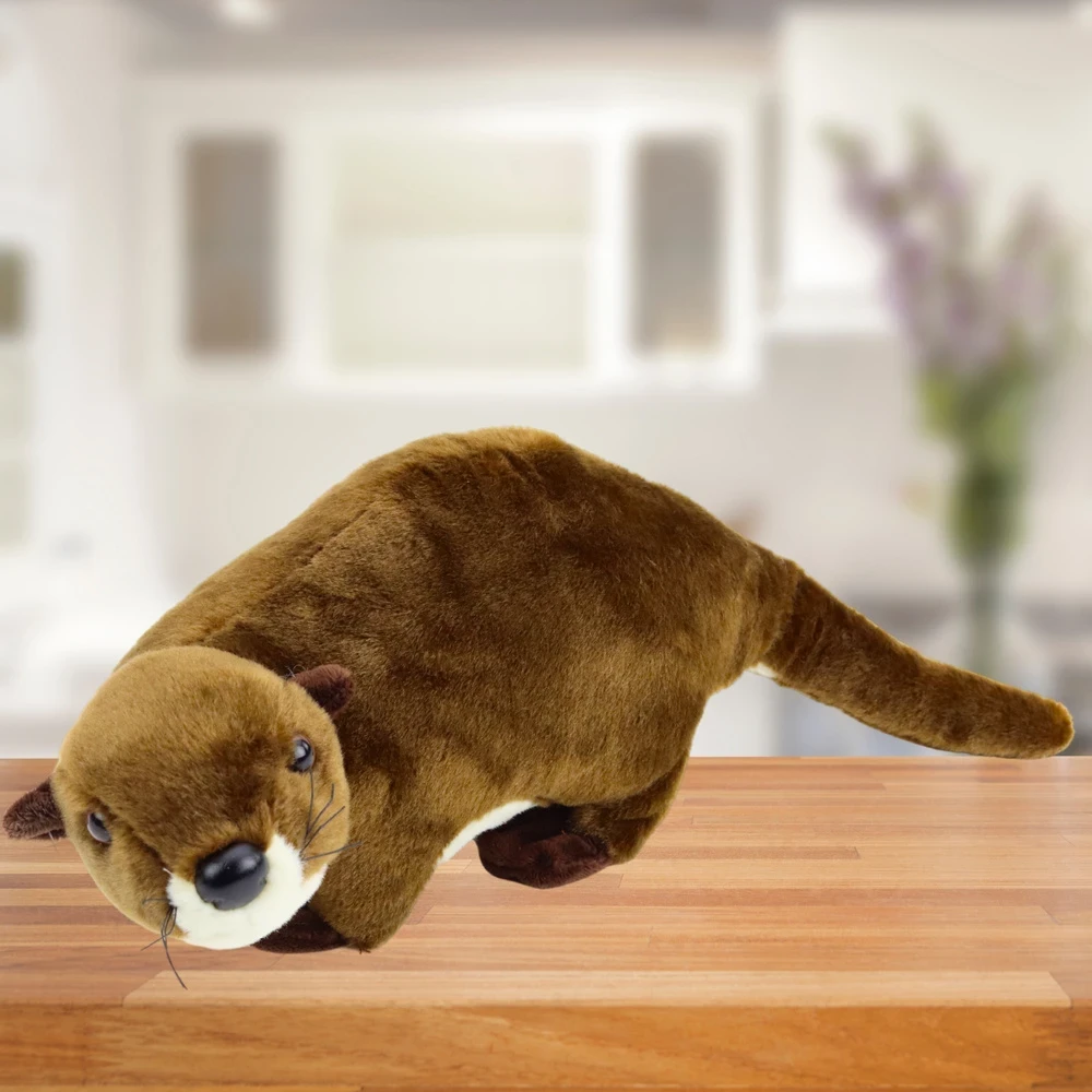 Lean Toys Pliušinis žaislas - ūdra, 37 cm