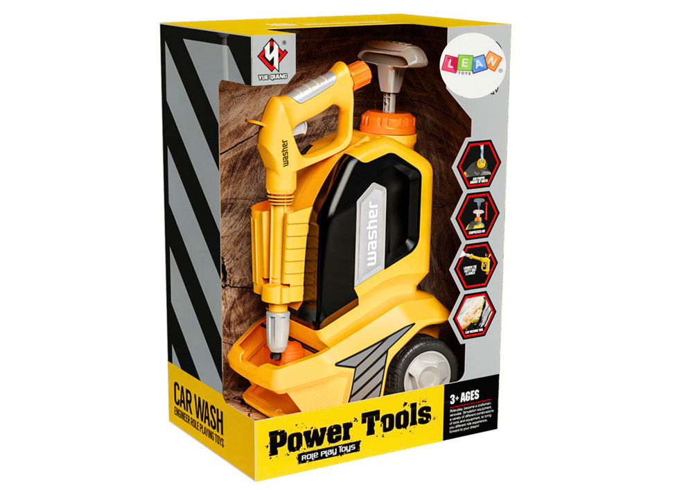 Lean Toys Vaikiškas vandens plovimo žaislas su priedais, 36x20x17 cm