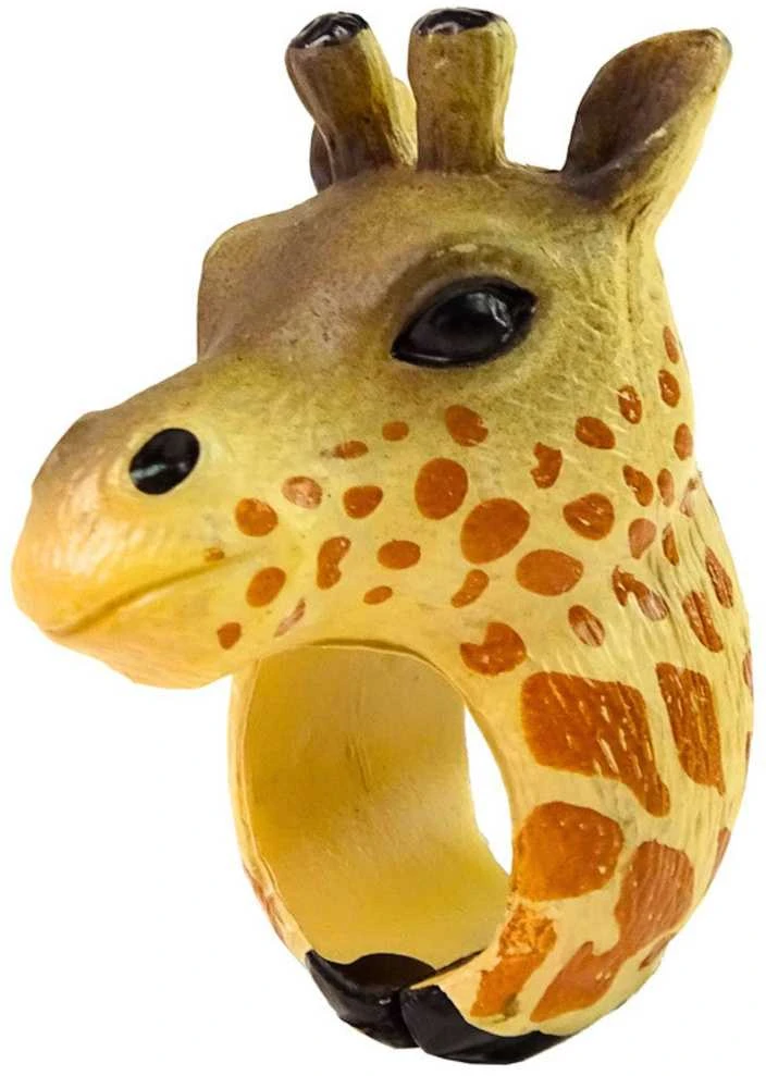 Lean Toys Žiedas su žirafa vaikams, 5,5 cm