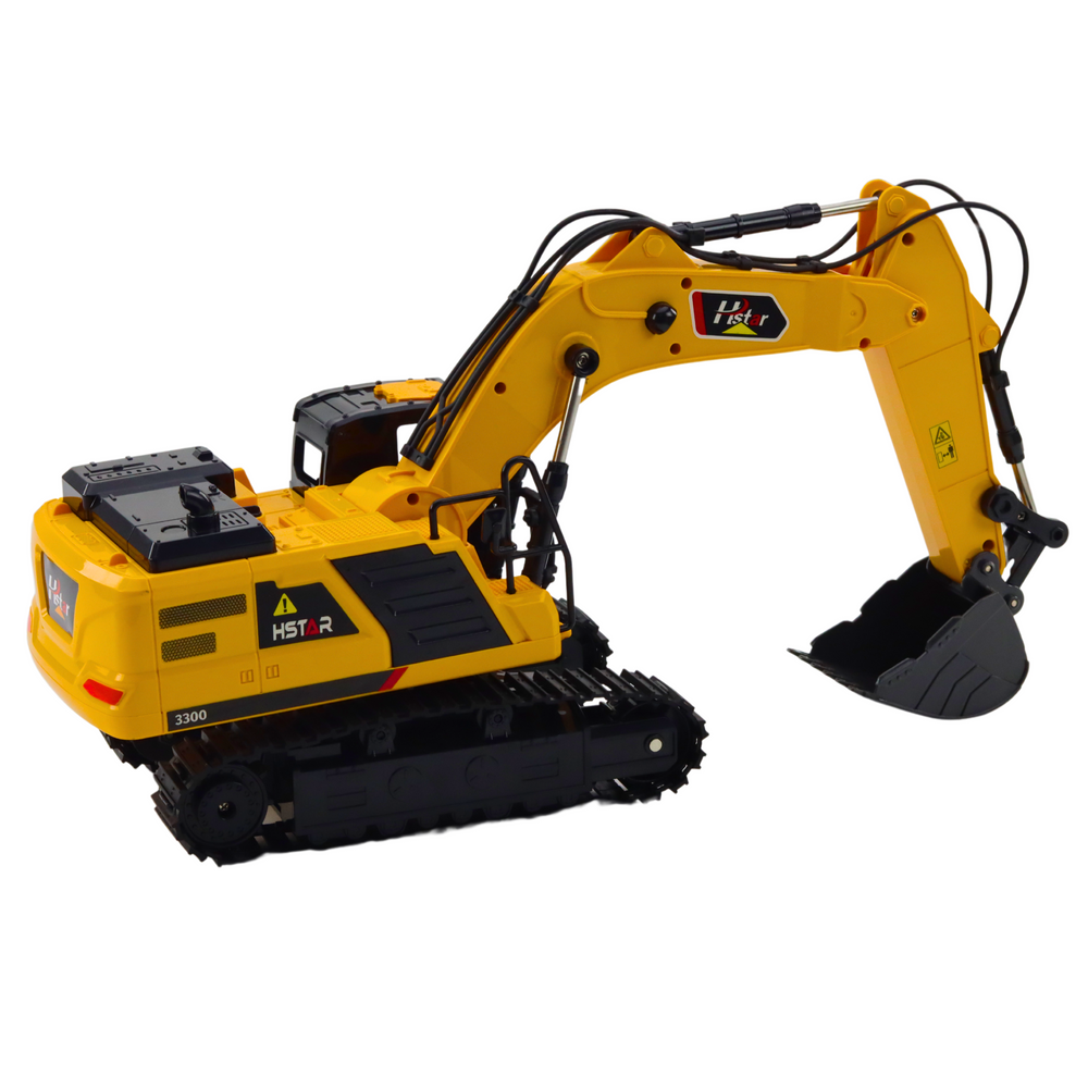 Lean Toys Nuotoliniu būdu valdomas RC ekskavatorius 9CH 2.4G