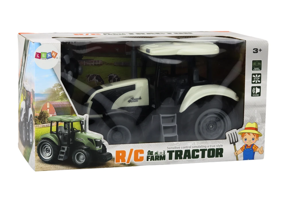 Lean Toys Nuotoliniu būdu valdomas traktorius