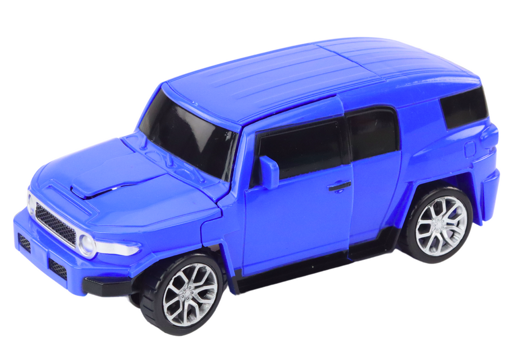 Lean Toys Mėlynas Auto-Robotas 2in1 su Priedais