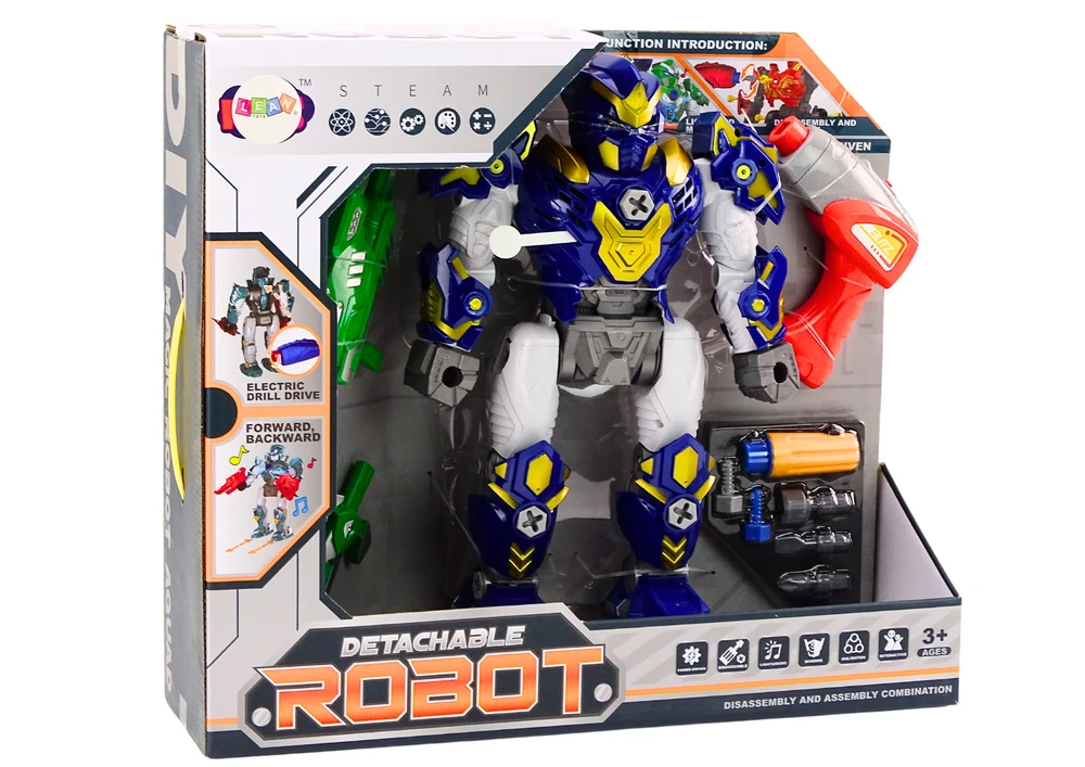 Lean Toys Raudonas robotas vaikams