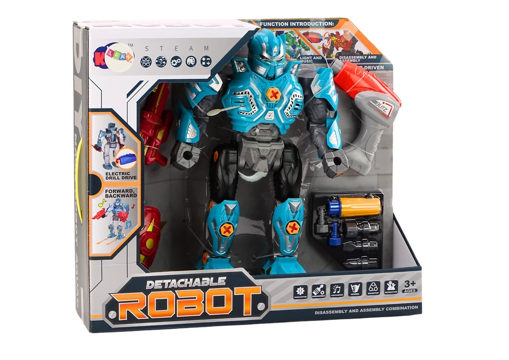 Lean Toys Turkio spalvos robotas vaikams