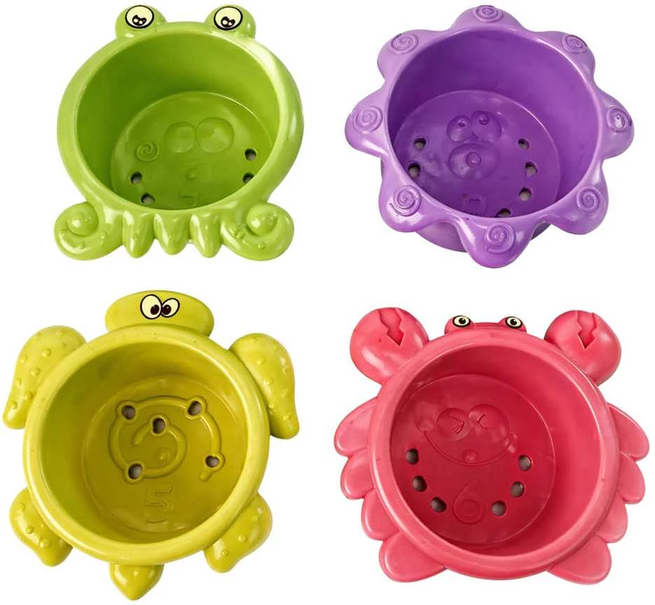 Lean Toys Vonios žaislų rinkinys Laivas su kriokliu