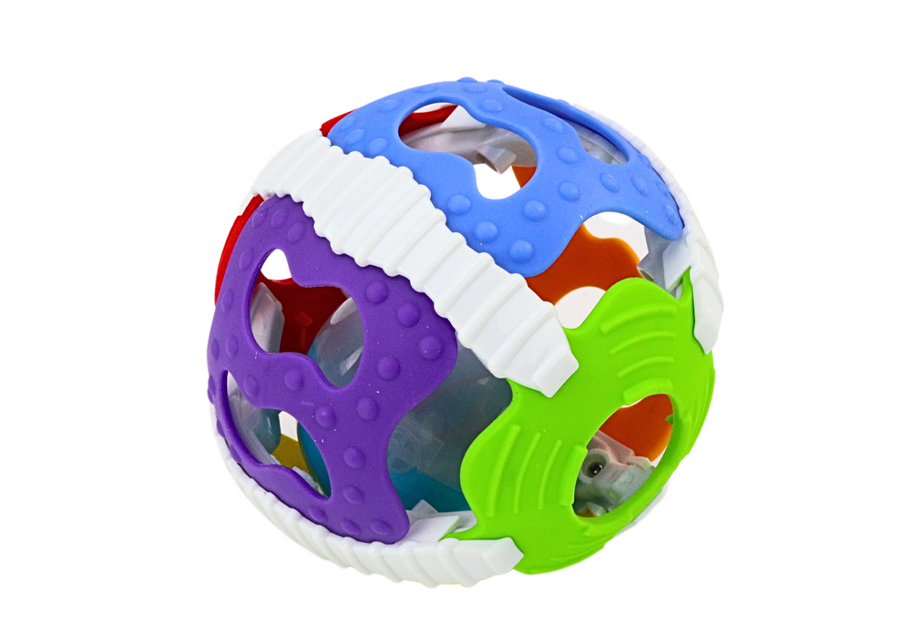 Lean Toys Kūdikių sensorinis kamuoliukas su šviesomis ir garsais