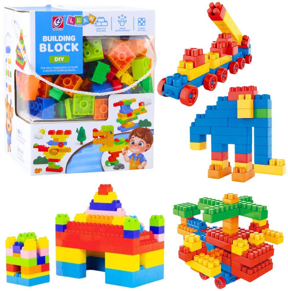 Lean Toys Konstruktorius, 180 vnt.