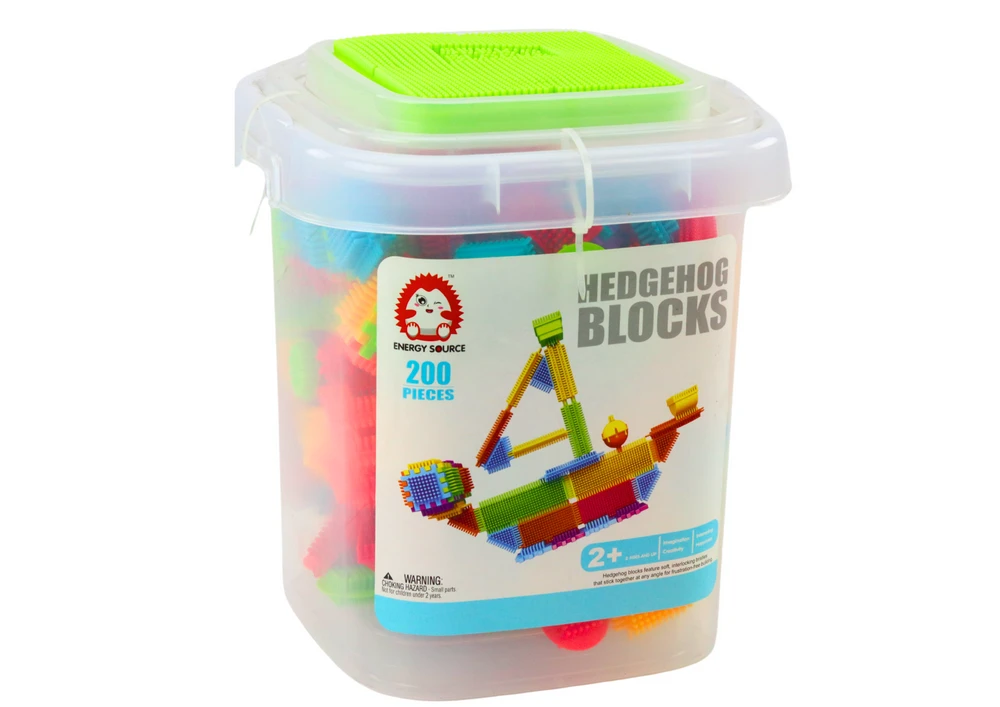 Lean Toys 200 dalių spalvotų kaladėlių rinkinys su dėže