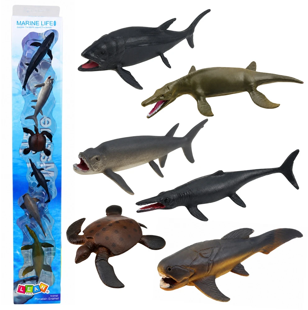 Lean Toys Realistiškos jūros būtybių figūrėlės 6 vnt.