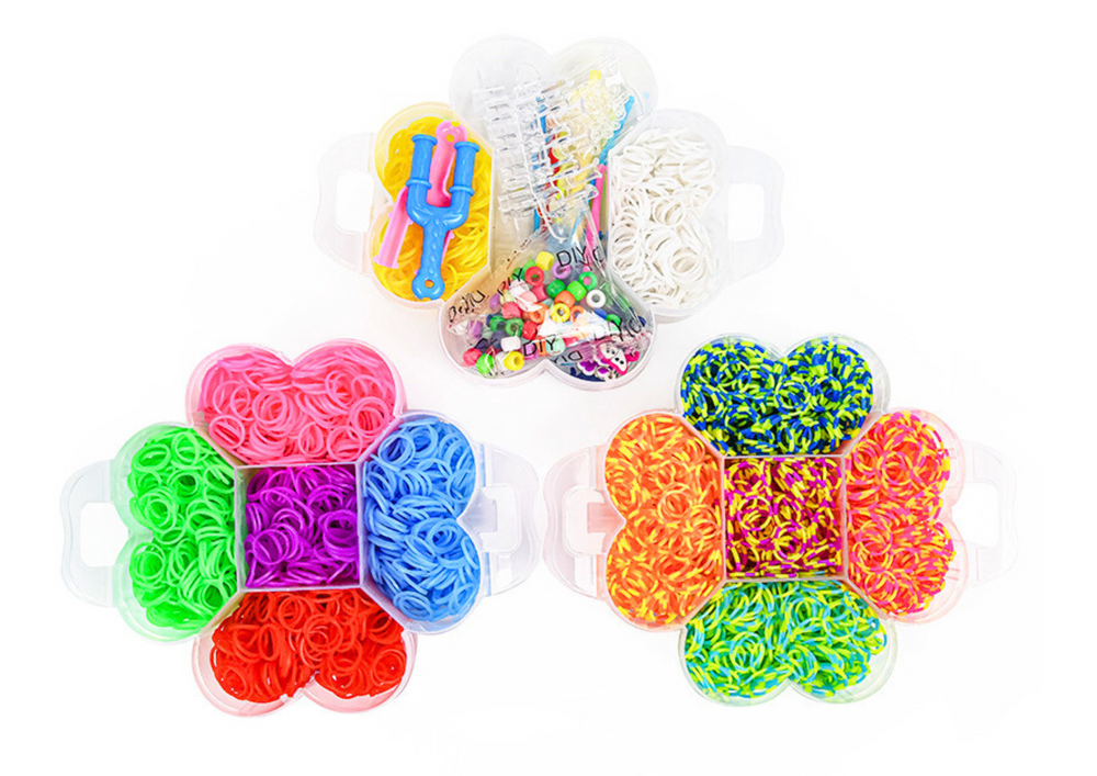 Lean Toys Gumelių Rinkinys Apyrankėms Kurti, 4500 vnt.
