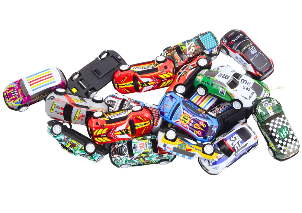 Lean Toys 25 dalių automobilių ir kelio ženklų rinkinys lagamine