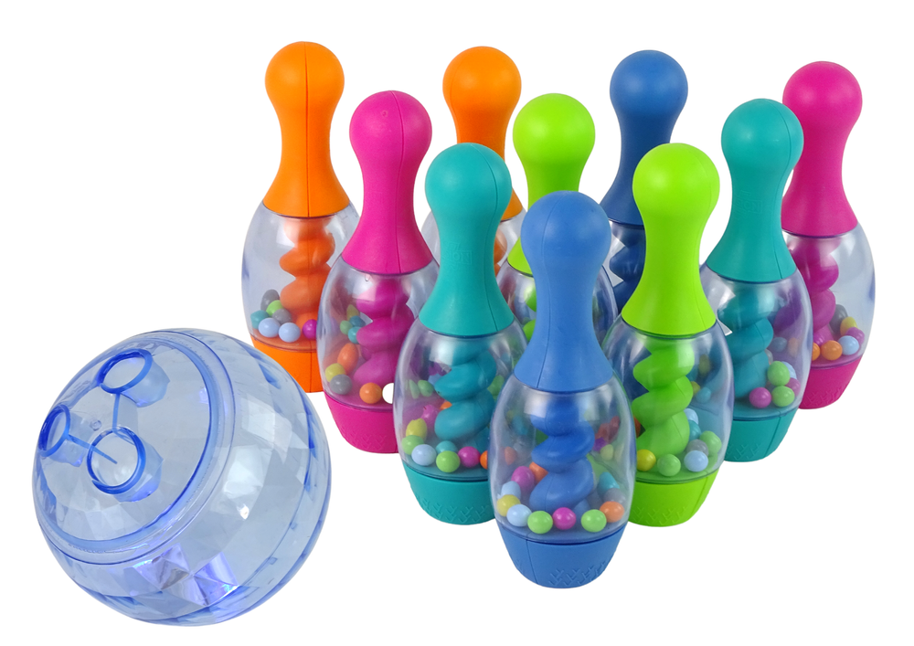 Lean Toys Vaikiškas Boulingo Rinkinys Su Stovu