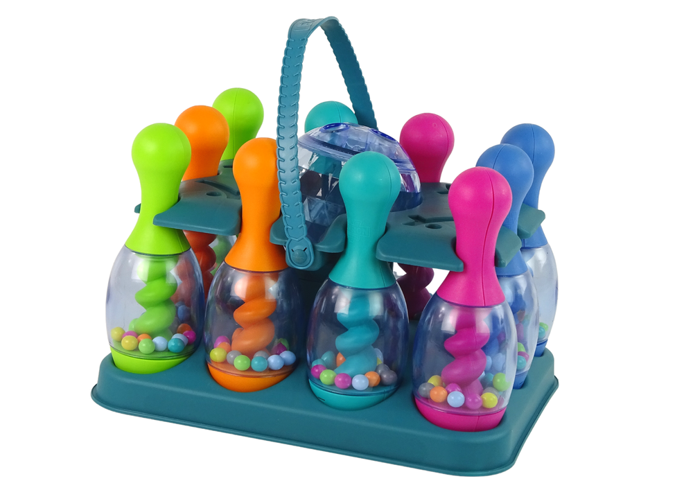Lean Toys Vaikiškas Boulingo Rinkinys Su Stovu