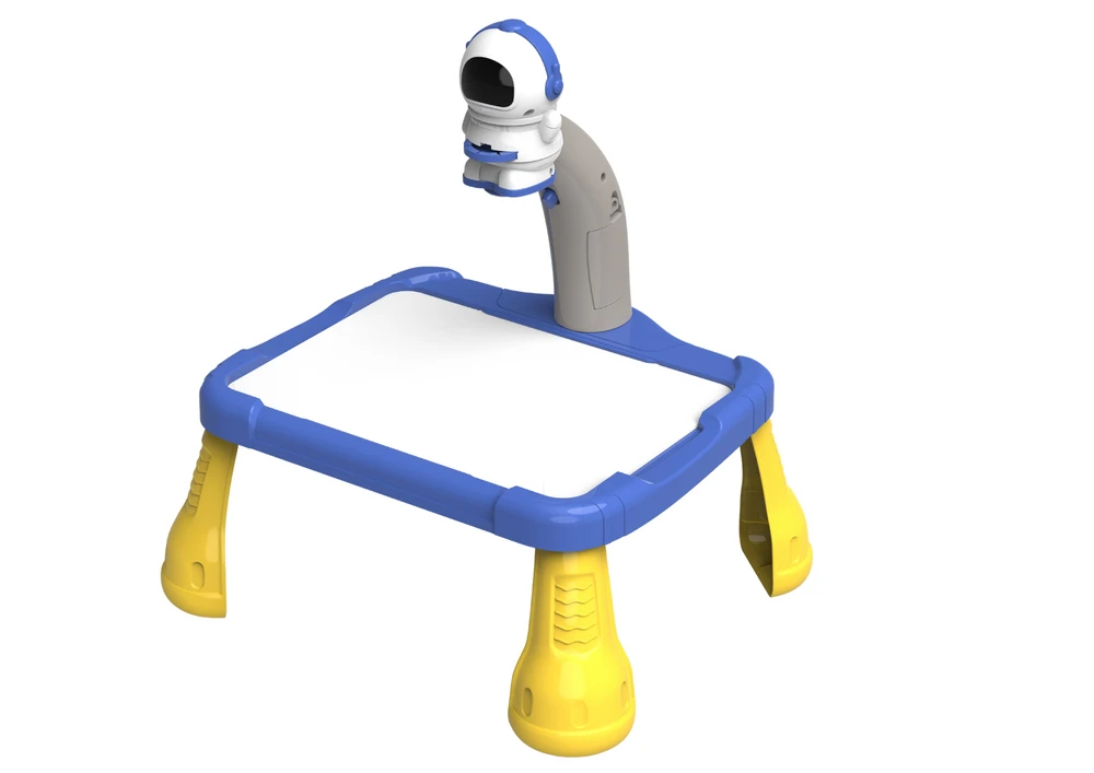 Lean Toys Vaikiškas kosminis projektorius su piešimo stalu