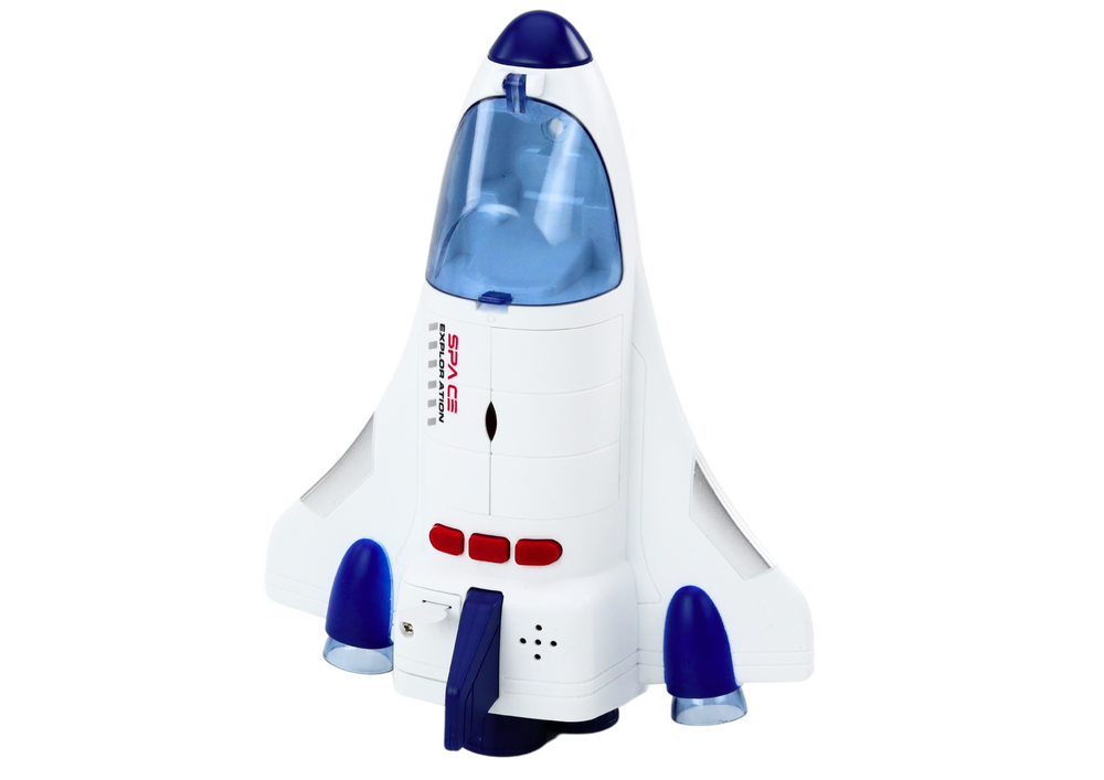 Lean Toys Žaislinis kosminis laivas su šviesomis ir garsais