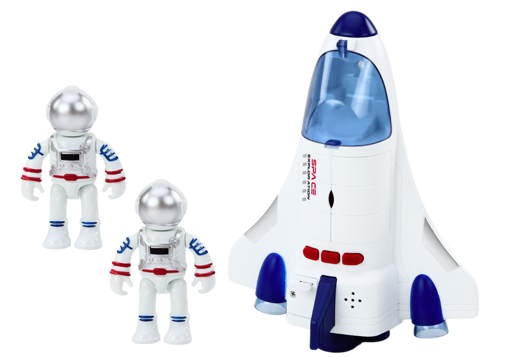 Lean Toys Žaislinis kosminis laivas su šviesomis ir garsais