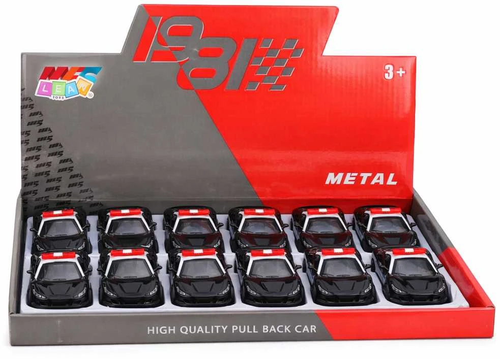 Lean Toys Policijos automobilis 1:43