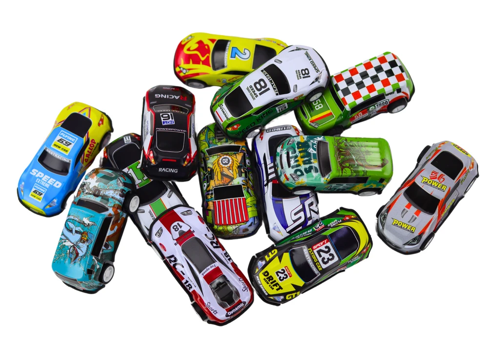 Lean Toys Automobilių rinkinys lagamine – 30 vnt.