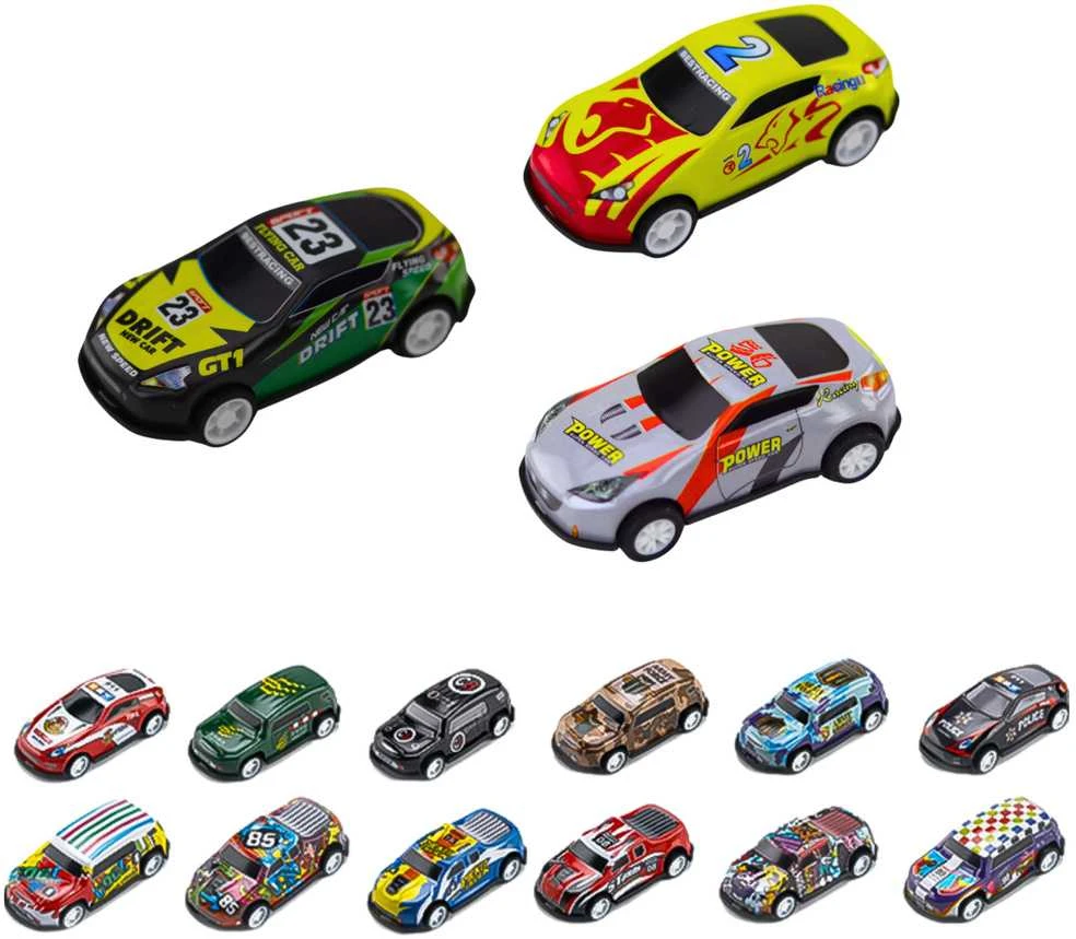 Lean Toys Automobilių rinkinys lagamine – 30 vnt.