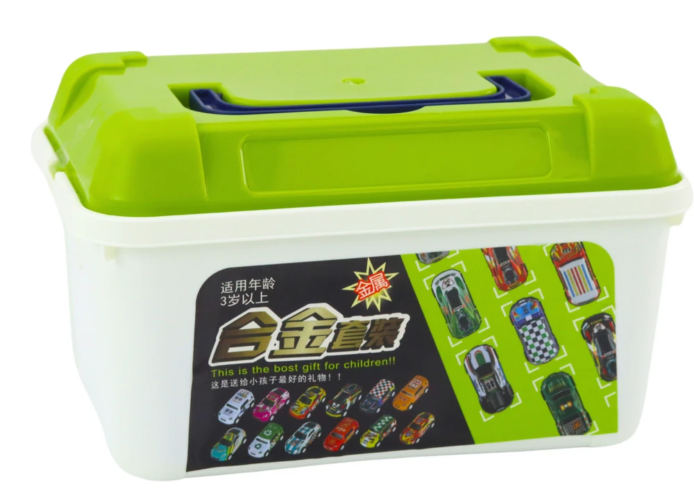 Lean Toys Automobilių rinkinys lagamine – 30 vnt.