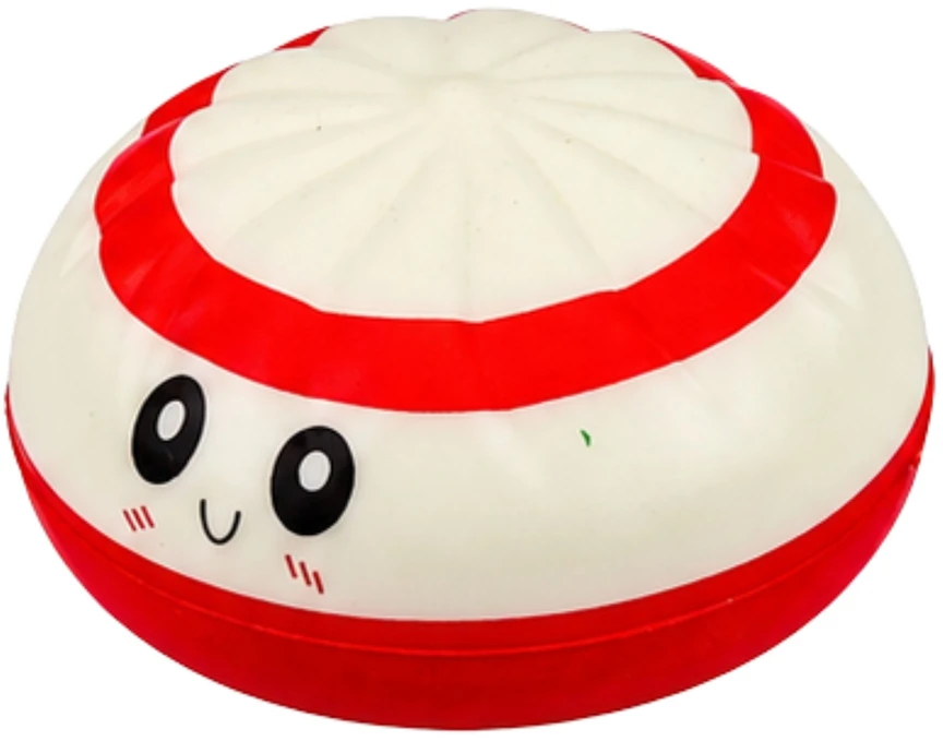 Lean Toys Squishy dumpling dumpling with flags fragrant foam box 8.5 cm