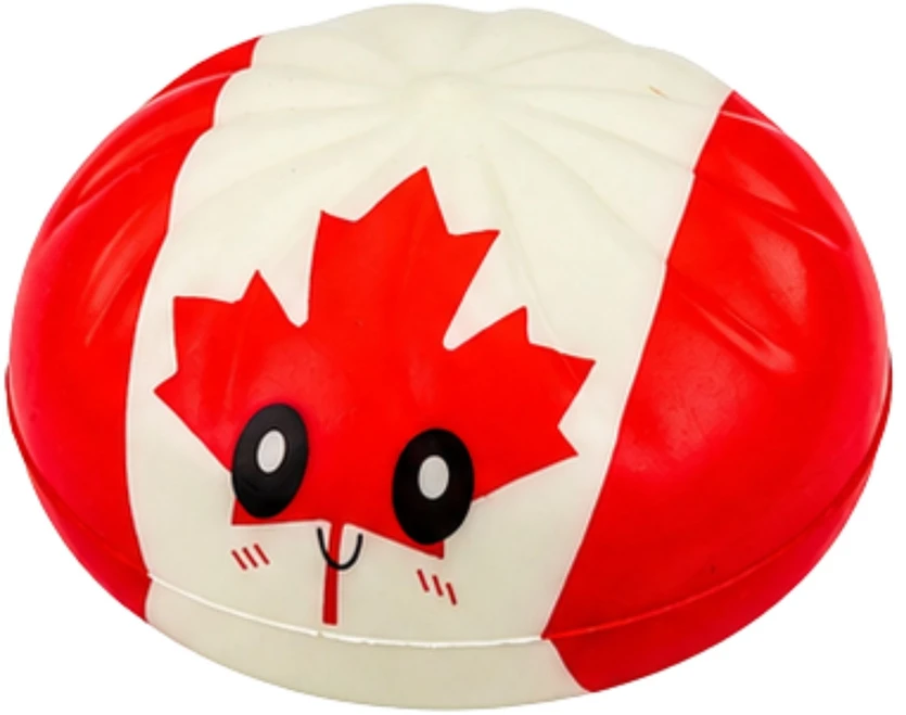 Lean Toys Squishy dumpling dumpling with flags fragrant foam box 8.5 cm