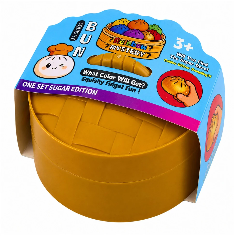 Lean Toys Squishy dumpling with fairy tale characters, fragrant, foamy, 8.5 cm