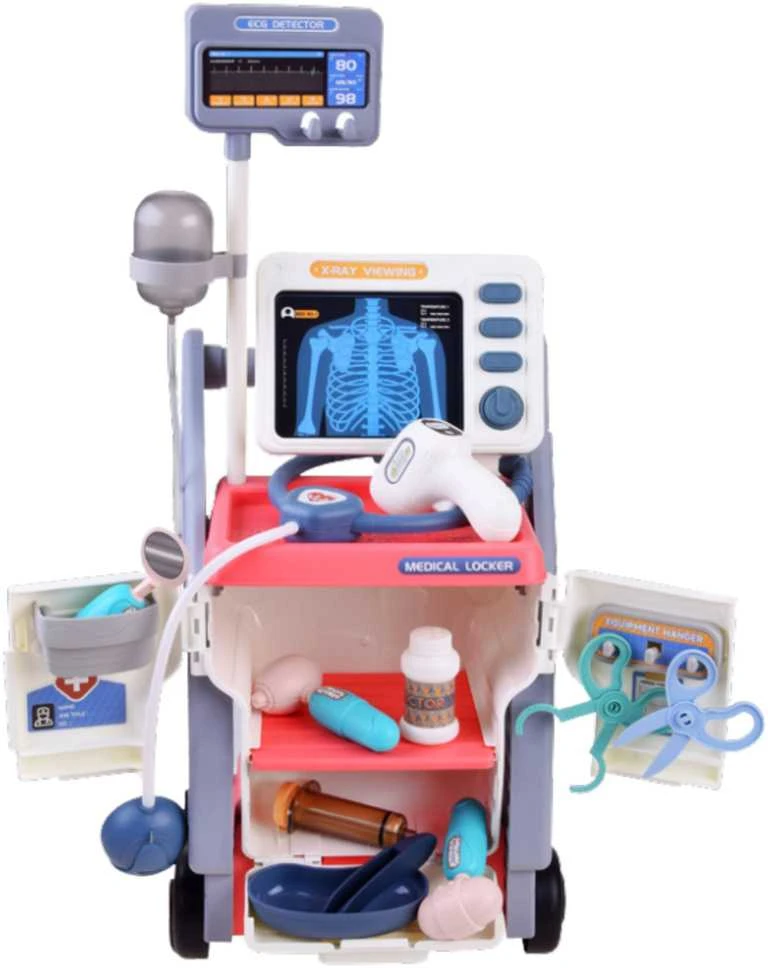 Žaislinis daktaro rinkinys su stovu Lean Toys