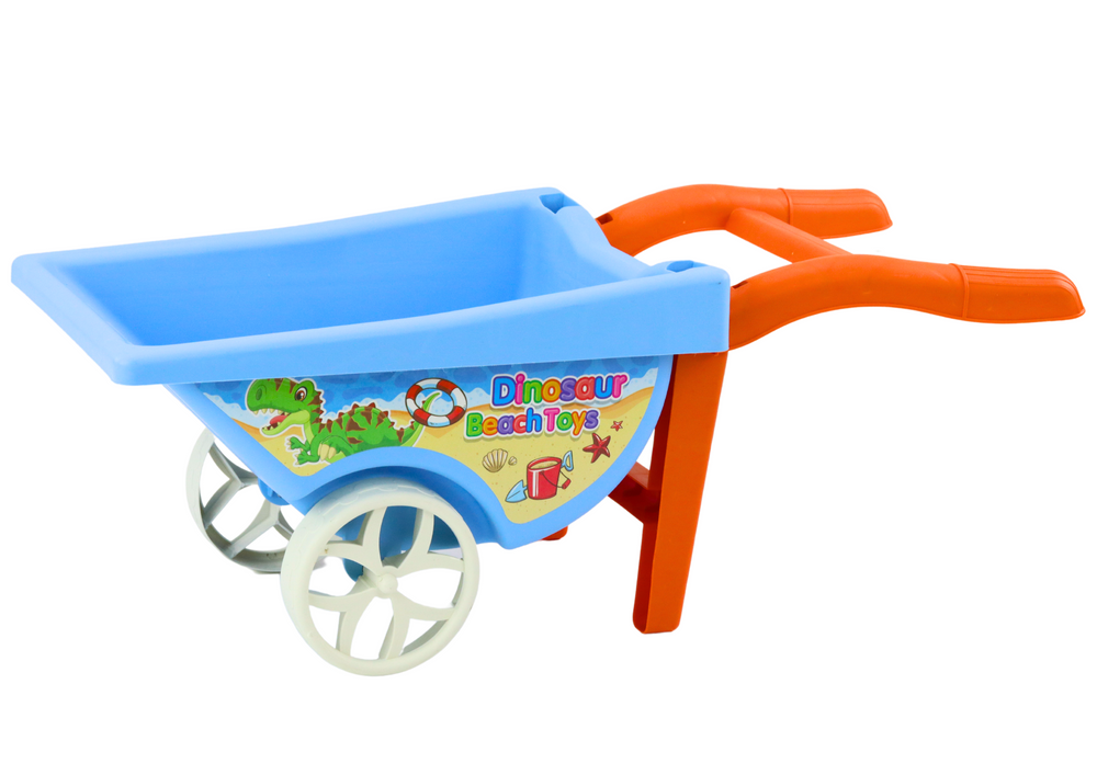 Lean Toys Dinozaurų Motyvo Smėlio Žaislų Komplektas su Laistytuvu