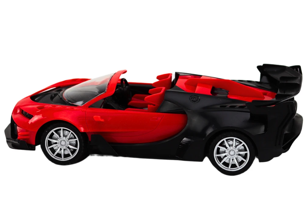 Lean Toys Nuotoliniu būdu valdomas sportinis automobilis RC 1:18, raudonas