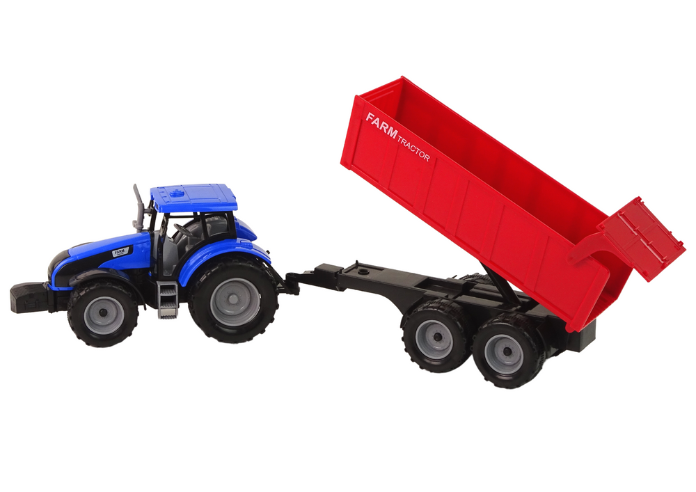 Traktorius su priekaba Lean Toys